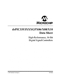 DataSheet dsPIC33FJ256GP506 pdf
